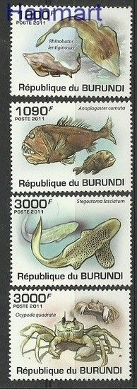 Znaczek Burundi 2011 Mi 1990-1993 Czyste **