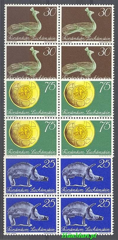 Liechtenstein 1971 Mi 536-538 Czyste **