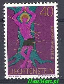 Znaczek Liechtenstein 1971 Mi 543 Czyste **