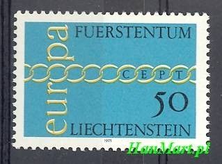 Znaczek Liechtenstein 1971 Mi 545 Czyste **