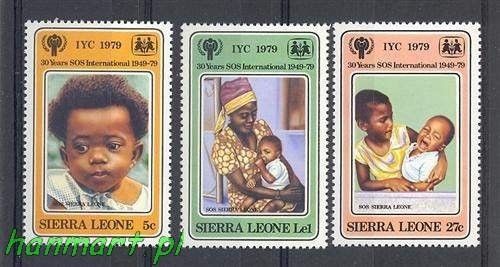 Znaczek Sierra Leone 1979 Mi 578-580 Czyste **