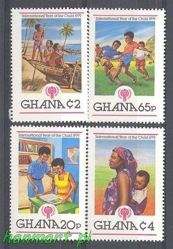 Znaczek Ghana 1980 Mi 805-808 Czyste **
