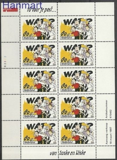 Znaczek Holandia 1997 Mi ark 1611 Czyste **