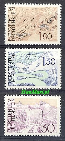 Znaczek Liechtenstein 1973 Mi 581-583 Czyste **