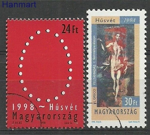 Znaczek Węgry 1998 Mi 4488-4489 Czyste **