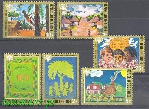 Znaczek Gwinea 1980 Mi 865-870 Czyste **
