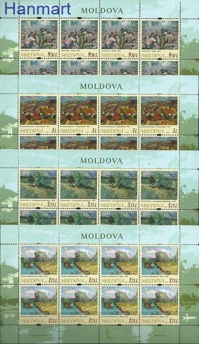 Znaczek Mołdawia 2015 Mi ark 919-922 Czyste **