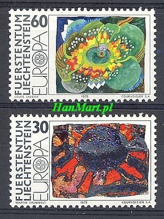 Znaczek Liechtenstein 1975 Mi 623-624 Czyste **