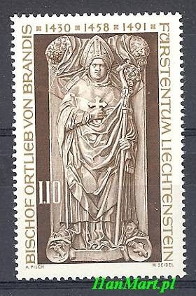 Znaczek Liechtenstein 1976 Mi 666 Czyste **