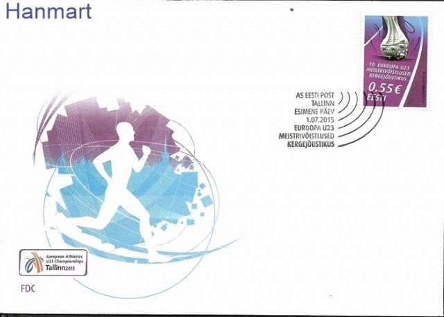 Znaczek Estonia 2015 Mi 831 FDC