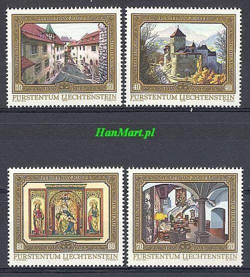 Znaczek Liechtenstein 1978 Mi 706-709 Czyste **