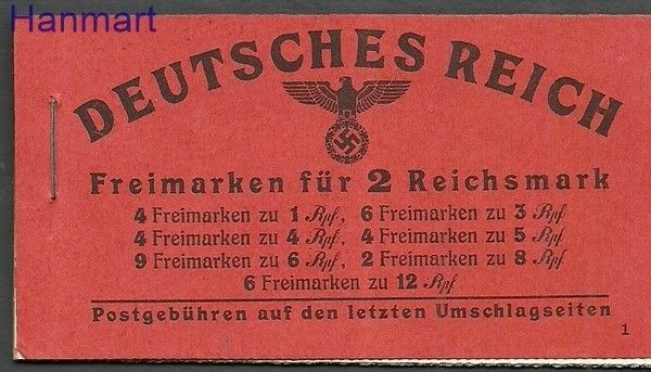 Znaczek Deutsches Reich / III Rzesza 1941 Mi 2 Czyste **