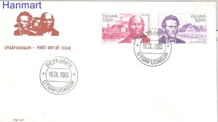 Znaczek Islandia 1985 FDC