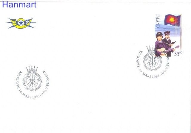 Znaczek Islandia 1995 Mi 818 FDC