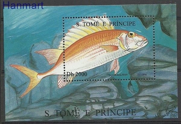 Znaczek Wyspy Św. Tomasza i Książęca 1996 Mi bl 364 Czyste **