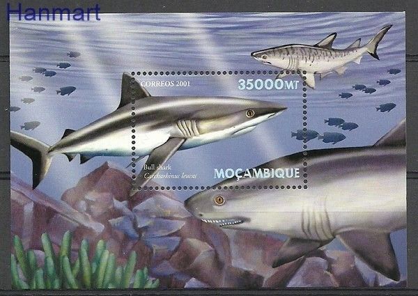 Znaczek Mozambik 2001 Mi bl 66 Czyste **