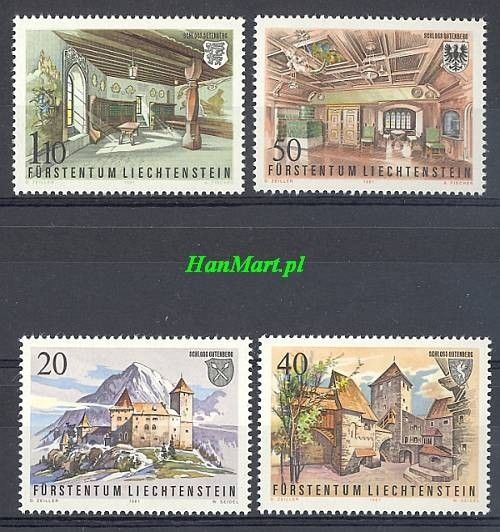 Znaczek Liechtenstein 1981 Mi 780-783 Czyste **