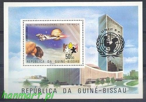 Znaczek Gwinea Bissau 1979 Mi bl 140 Czyste **