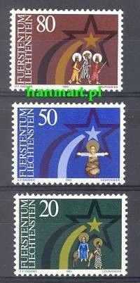 Znaczek Liechtenstein 1983 Mi 831-833 Czyste **