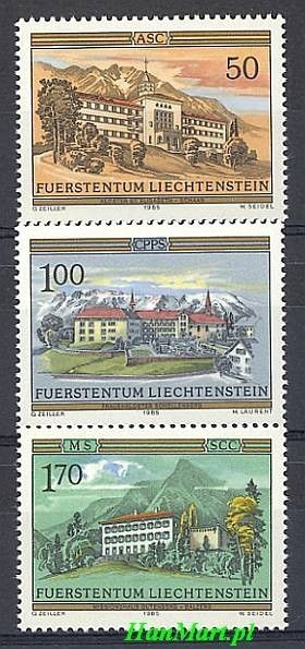 Znaczek Liechtenstein 1985 Mi 868-870 Czyste **