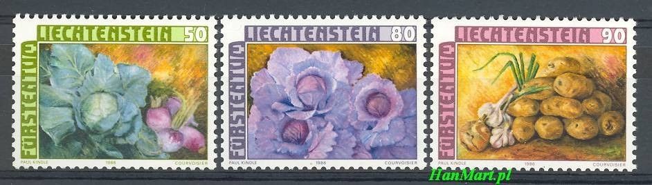 Znaczek Liechtenstein 1986 Mi 904-906 Czyste **