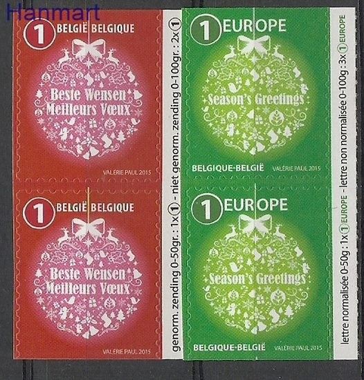 Znaczek Belgia 2015 Mi 4613-4614DoDu Czyste **