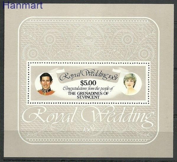Znaczek Grenadines of St Vincent 1981 Mi bl 6 Czyste **