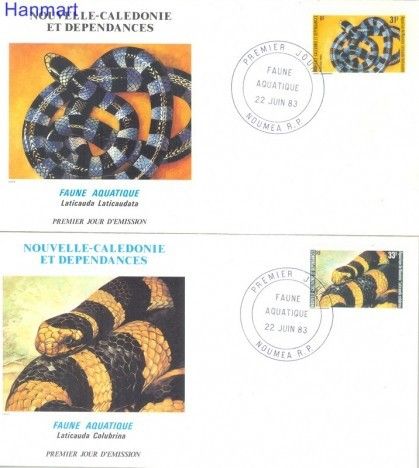 Znaczek Nowa Kaledonia 1983 Mi 716-717 FDC