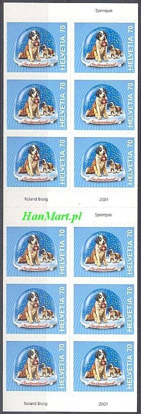 Znaczek Szwajcaria 2001 Mi mh 0-122 Czyste **