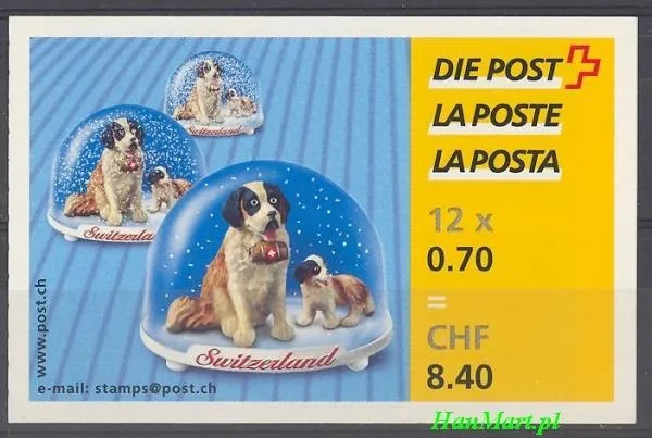 Znaczek Szwajcaria 2001 Mi mh 0-122 Czyste **