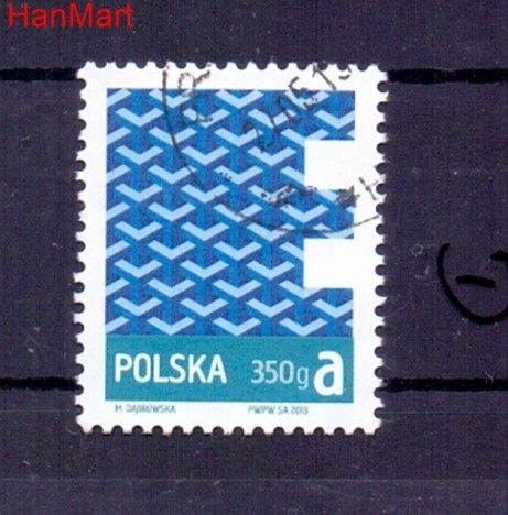 Znaczek Polska 2013 Stemplowane
