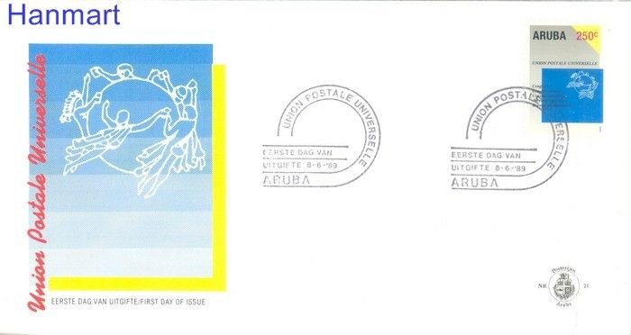 Znaczek Aruba 1989 Mi 60 FDC