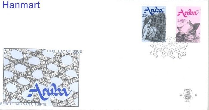 Znaczek Aruba 1991 Mi 95-96 FDC