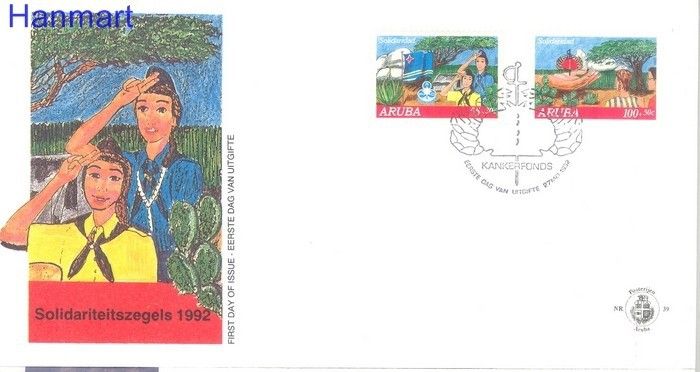 Znaczek Aruba 1992 FDC