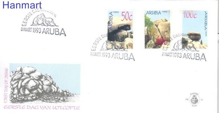 Znaczek Aruba 1993 Mi 119-121  FDC