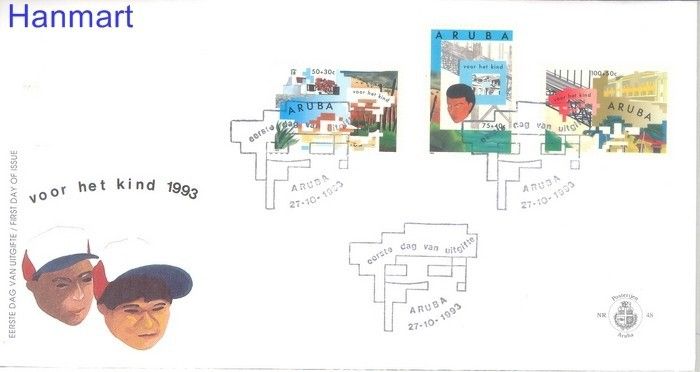 Znaczek Aruba 1993 Mi 131-133 FDC
