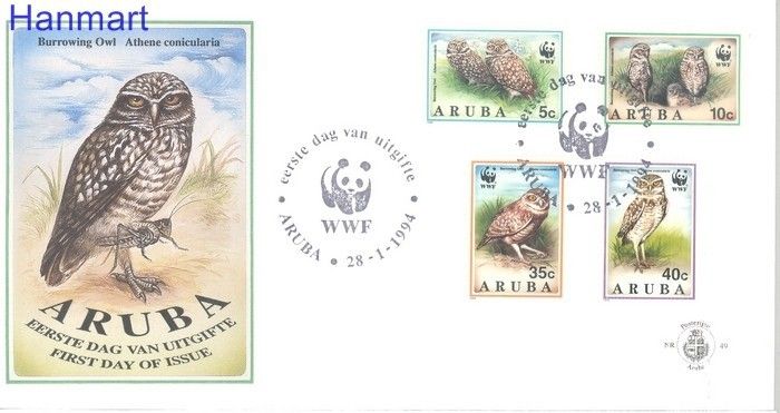 Znaczek Aruba 1994 Mi 134-137 FDC