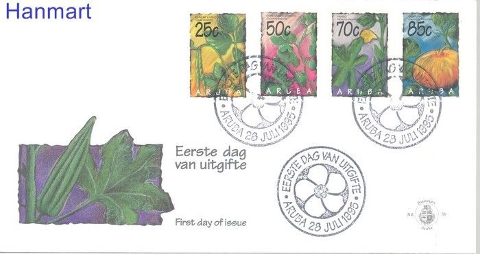 Znaczek Aruba 1995 Mi 160-163 FDC