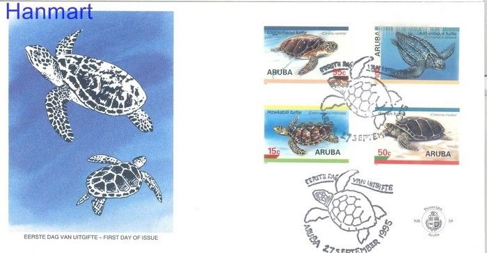 Znaczek Aruba 1995 Mi 164-167 FDC