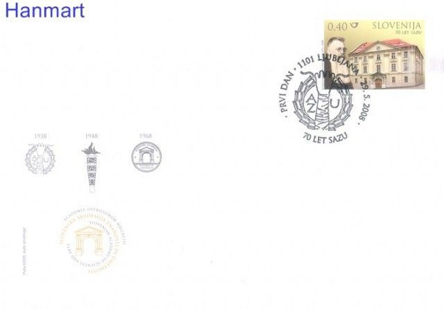 Znaczek Słowenia 2008 Mi 678 FDC