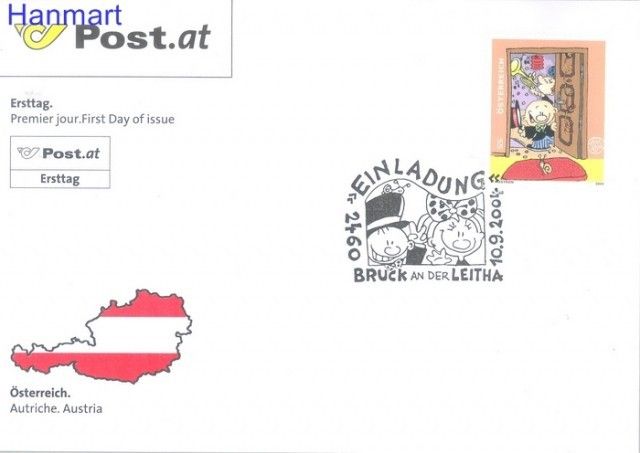 Znaczek Austria 2004 Mi 2493 FDC