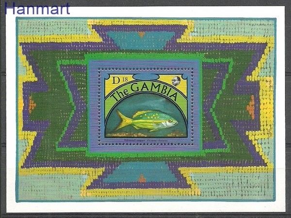 Znaczek Gambia 1991 Mi bl 130 Czyste **