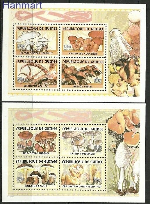 Znaczek Gwinea 2001 Mi 3450-3457 Czyste **