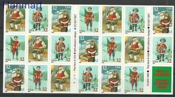 Znaczek USA 1995 Mi fol 2648-2651 Czyste **