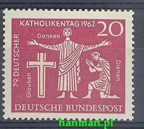 Znaczek Niemcy 1962 Mi 381 Czyste **