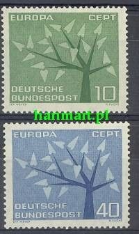 Znaczek Niemcy 1962 Mi 383-384 Czyste **