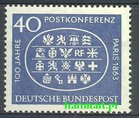 Znaczek Niemcy 1963 Mi 398 Czyste **