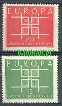 Znaczek Niemcy 1963 Mi 406-407 Czyste **