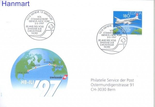 Znaczek Szwajcaria 1997 FDC