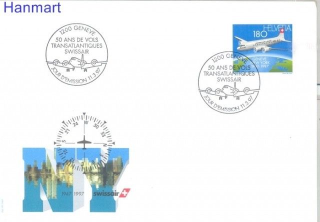 Znaczek Szwajcaria 1997 FDC